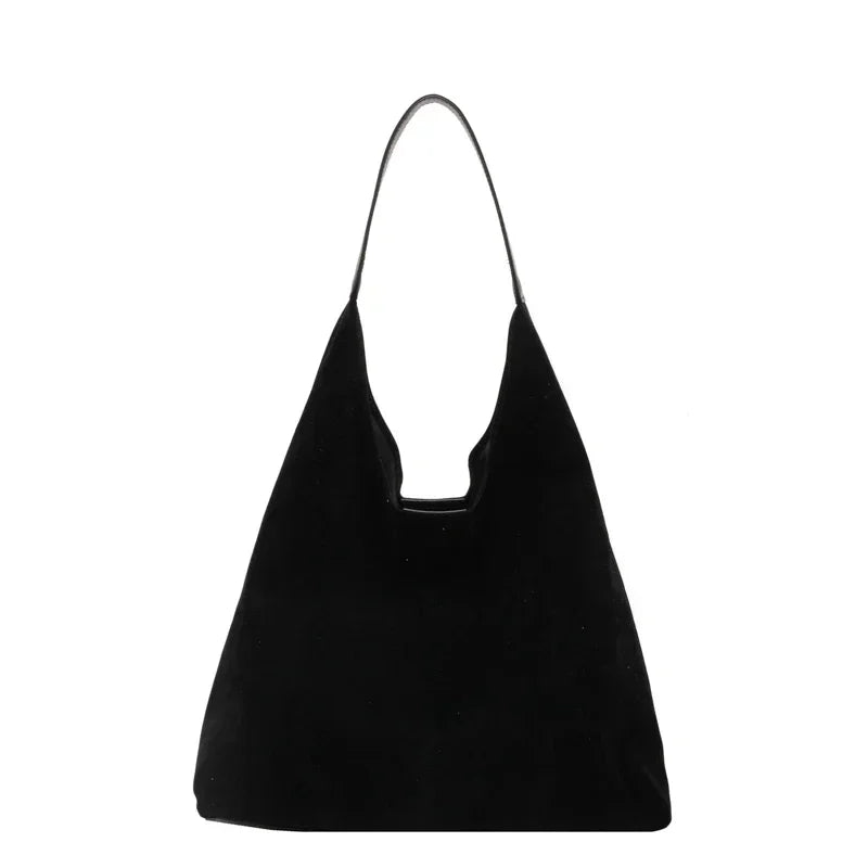 sac noir en suede