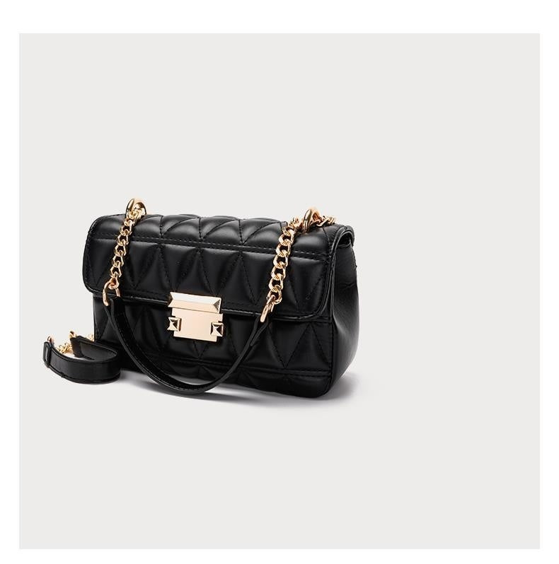 sac bandouliere femme matelassé noir