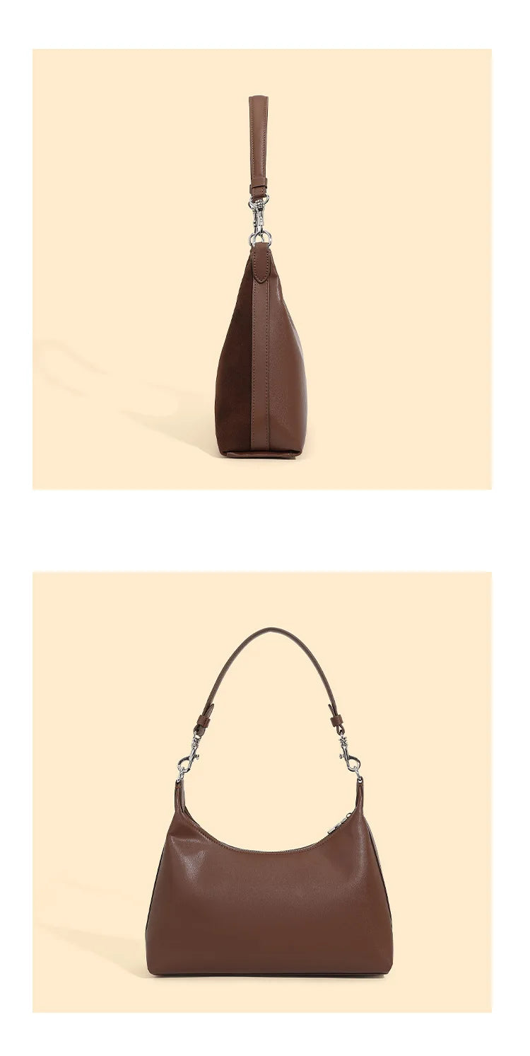 sac de luxe en suede et cuir