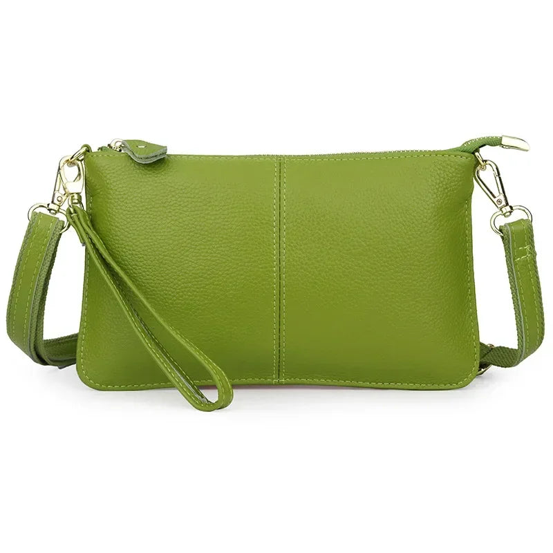 sac bandoulière rectangle vert pomme