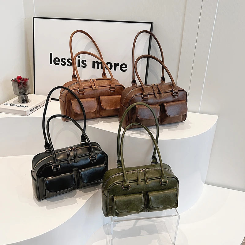 sac en similicuir multipoches