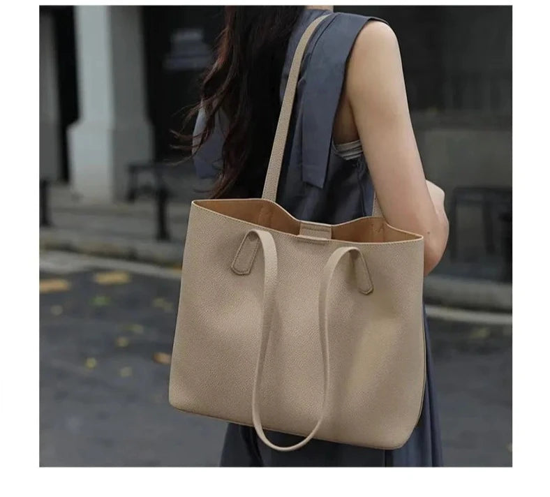 sac beige luxe porté épaule
