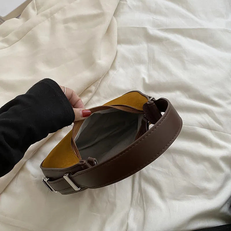 interieur du sac a main cuir et daim