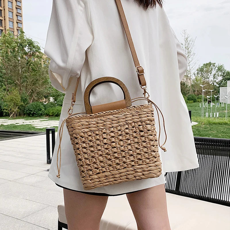 sac bandouliere raphia tendance