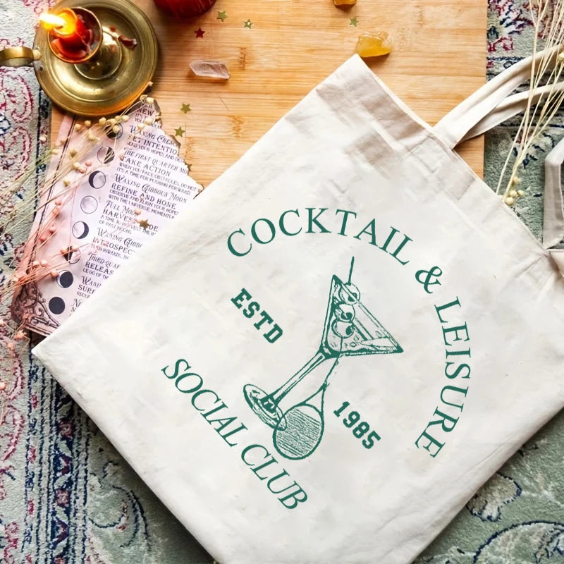 tote bag tissu cocktails