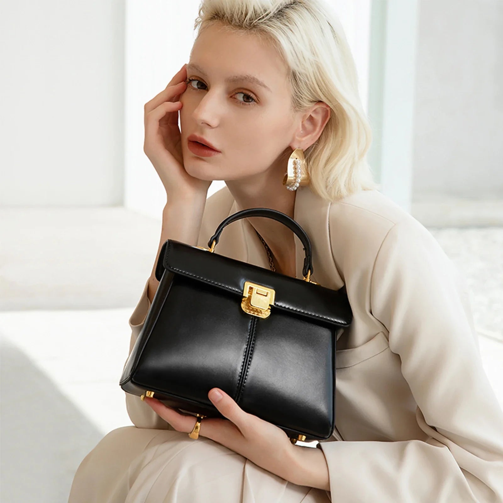 mini sac luxe en similicuir