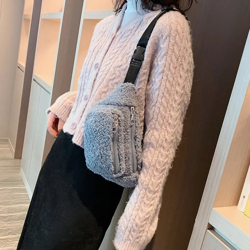 sac banane moumoute femme grande