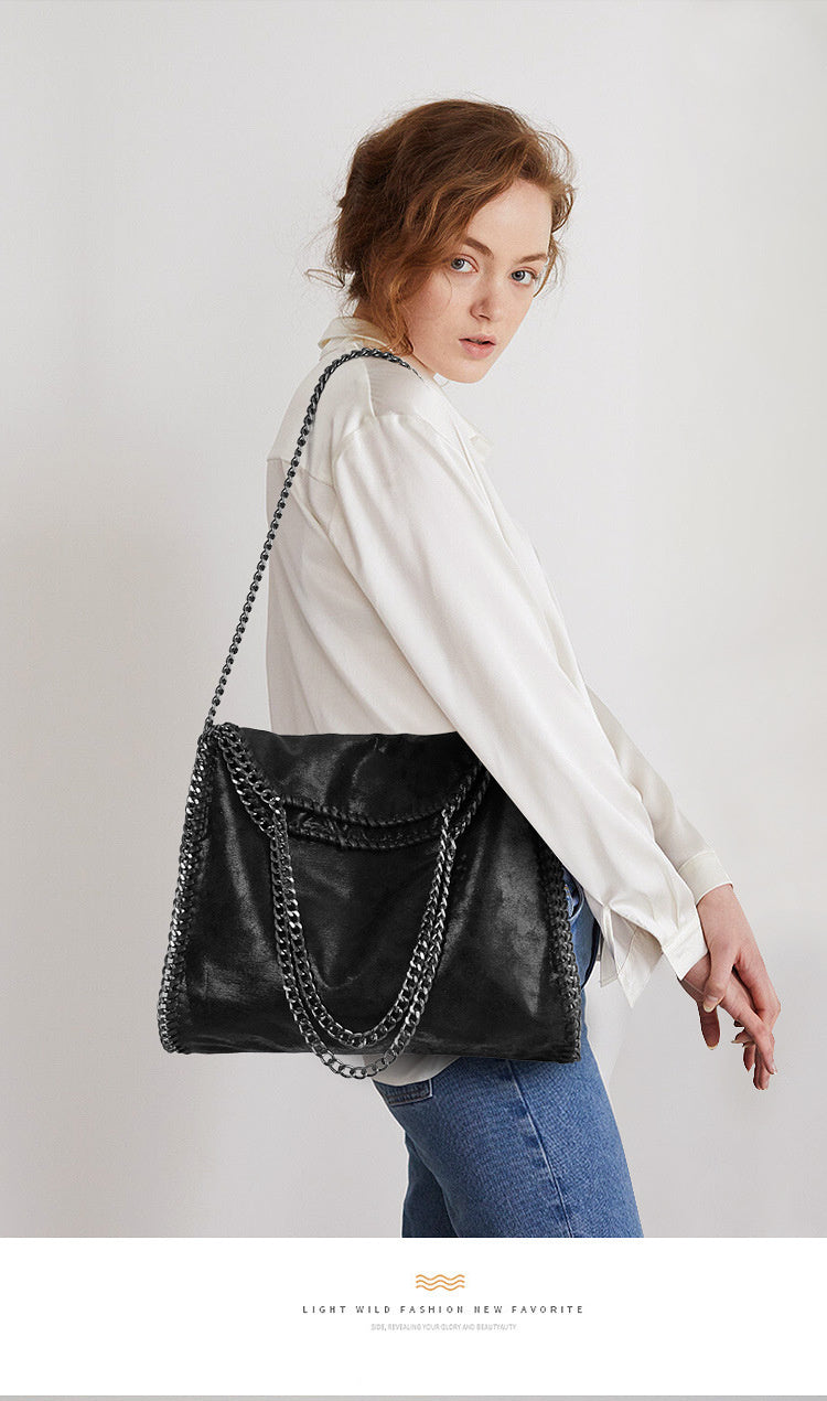 Sac a Main Noir Chaine - Ursula