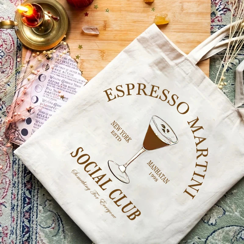 tote bag tissu espresso