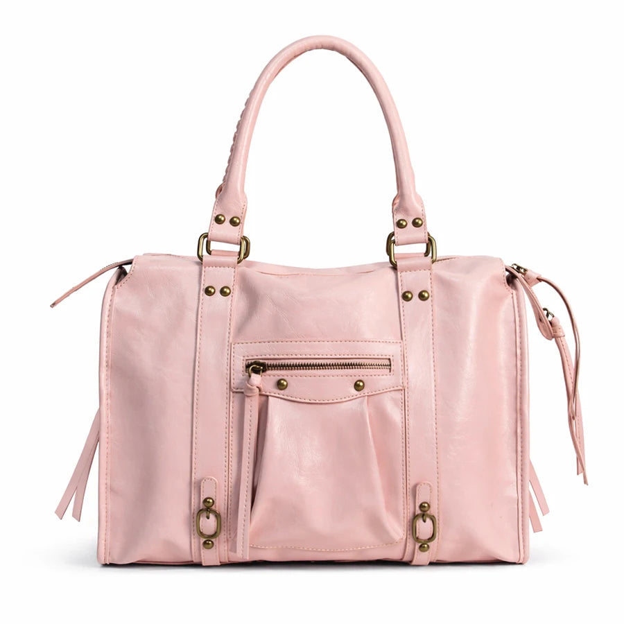 sac cours fille rose