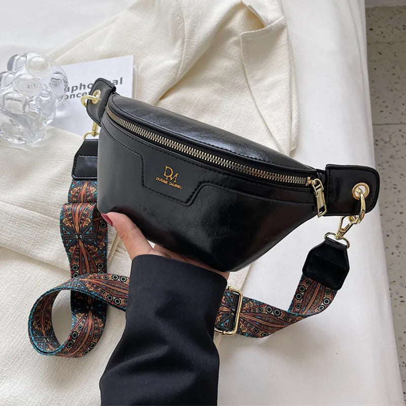 petit sac banane femme noir