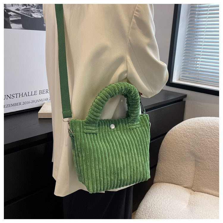sac bandoulière velours côtelé porte epaule