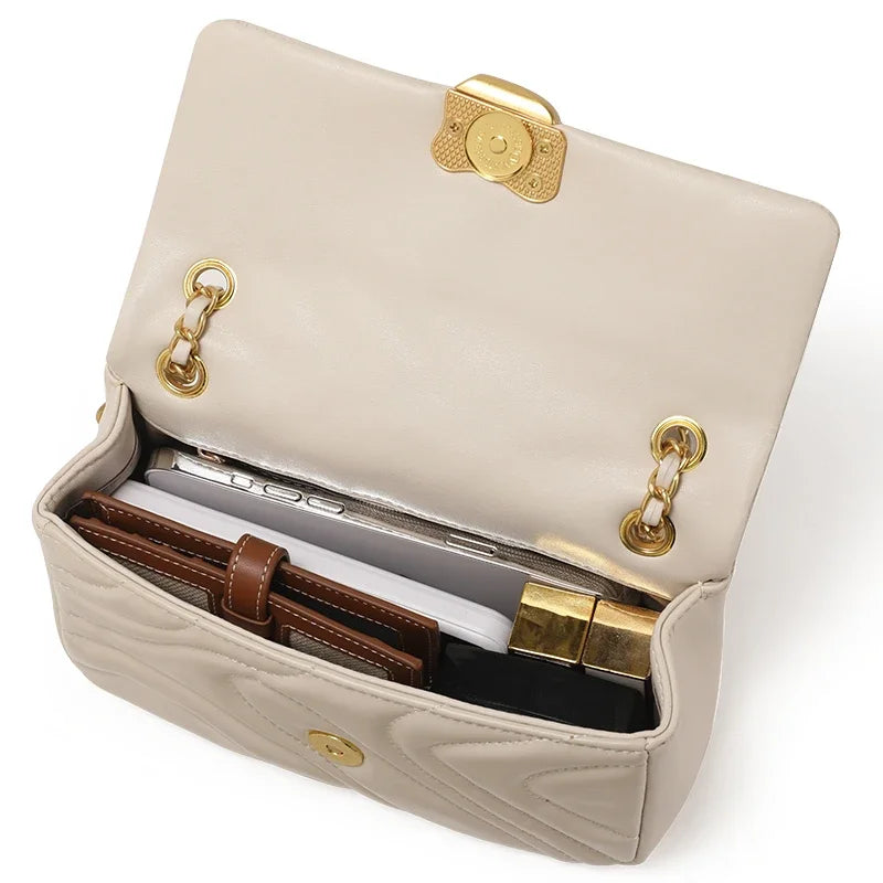 interieur du sac porte epaule matelasse