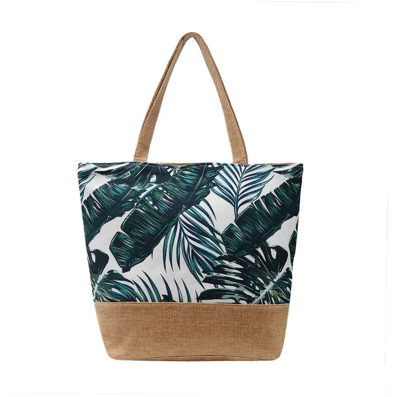 sac de plage coloré en toile