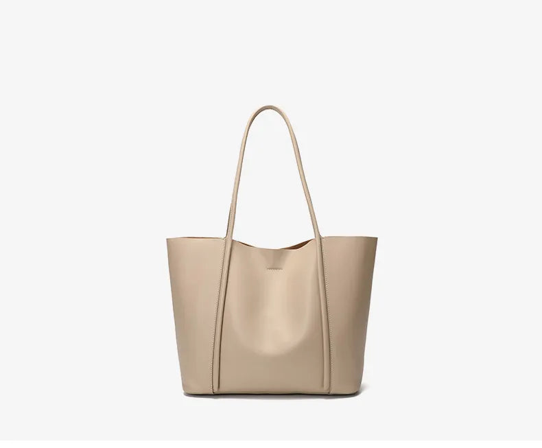 grand sac à main femme pour les cours couleur creme