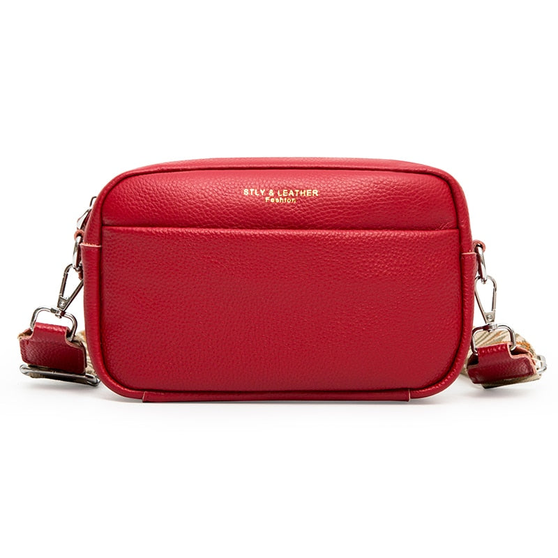 sac bandouliere carre femme rouge framboise