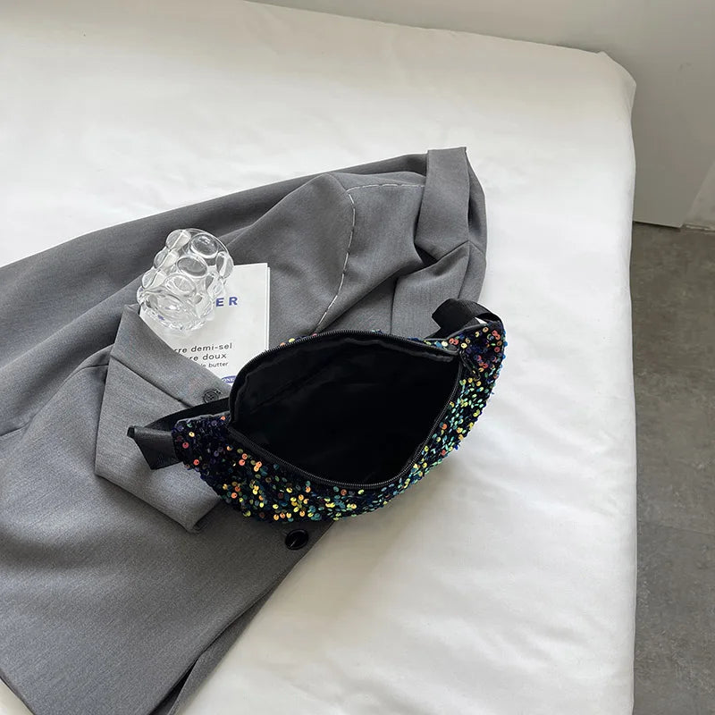 intérieur du sac banane femme sequin