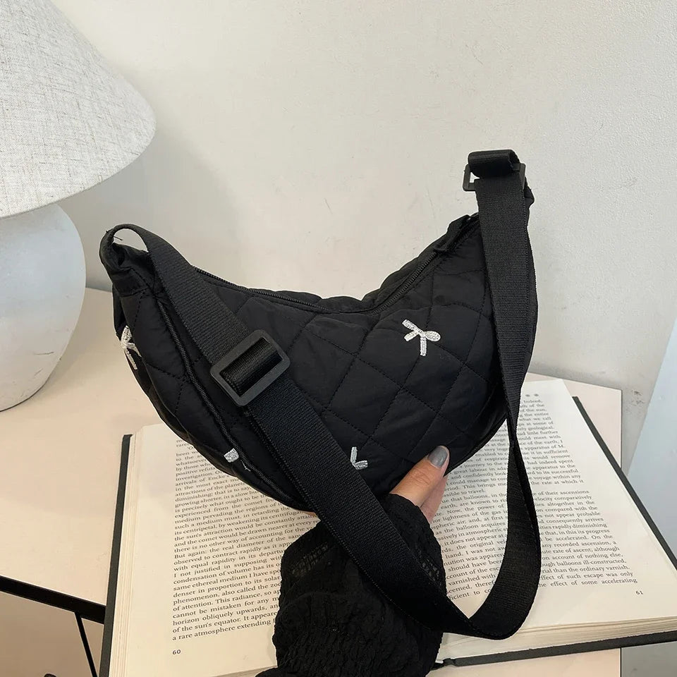 sac banane femme moderne noir