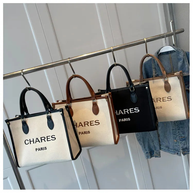 sac cabas rigide en canvas