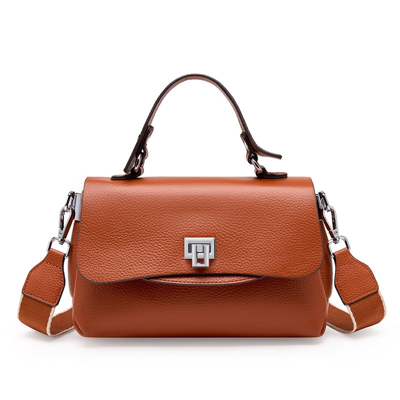 sac bandouliere en cuir marron