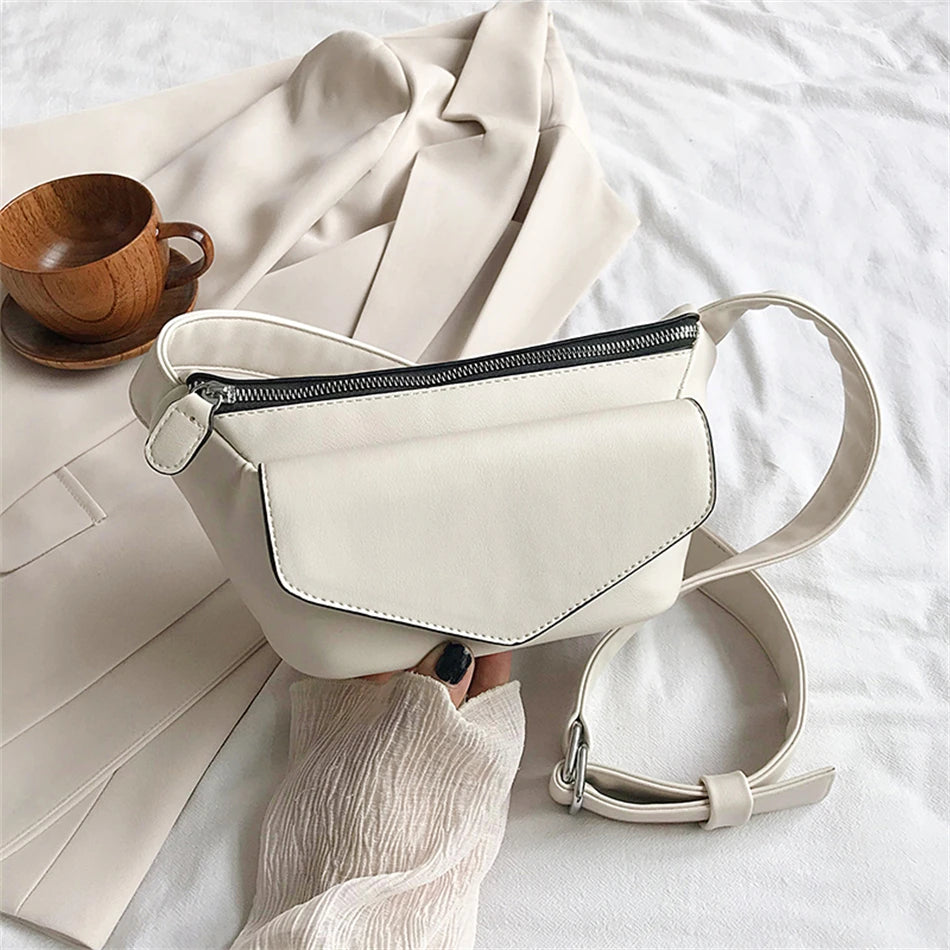 sac banane femme original blanc