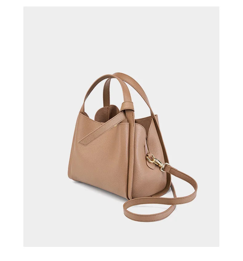 sac a main luxe marron elegant