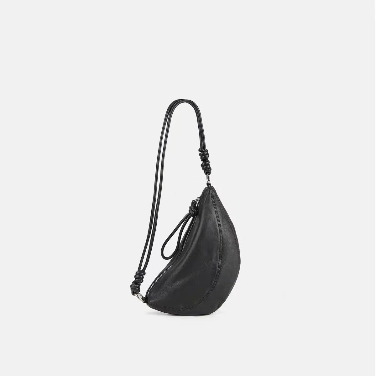 sac banane femme luxe noir