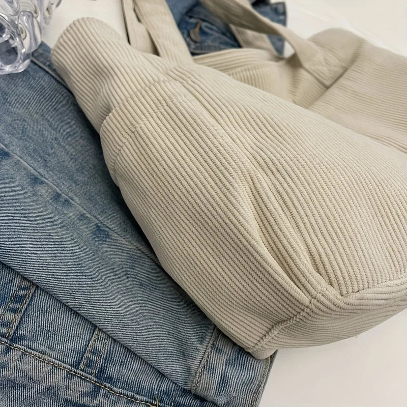 sac cabas en velours tendance