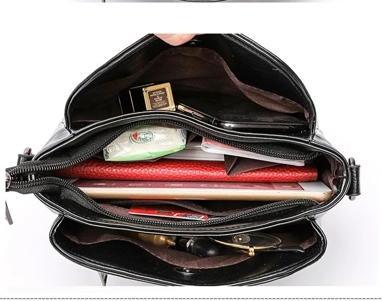 Sac Bandouliere Femme Noir - Maily