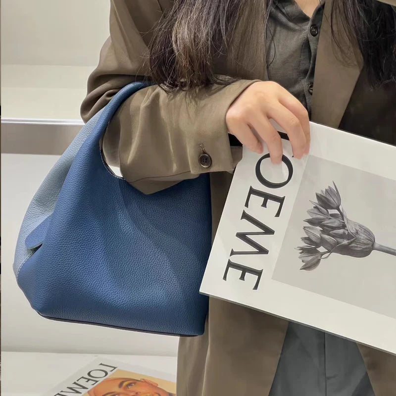 sac a main femme cuir luxe bicolore