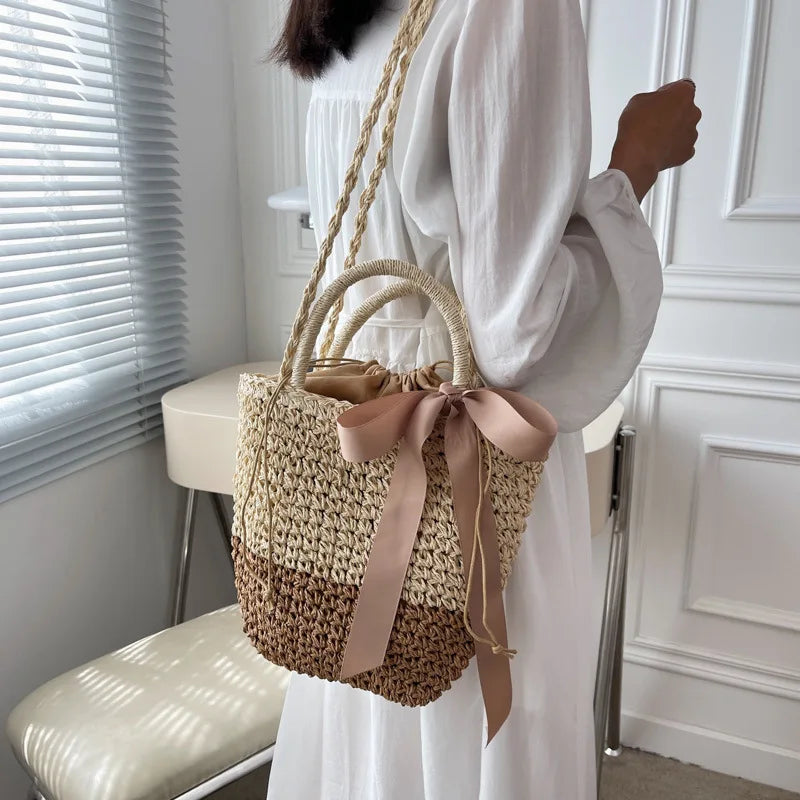 sac a main femme en paille