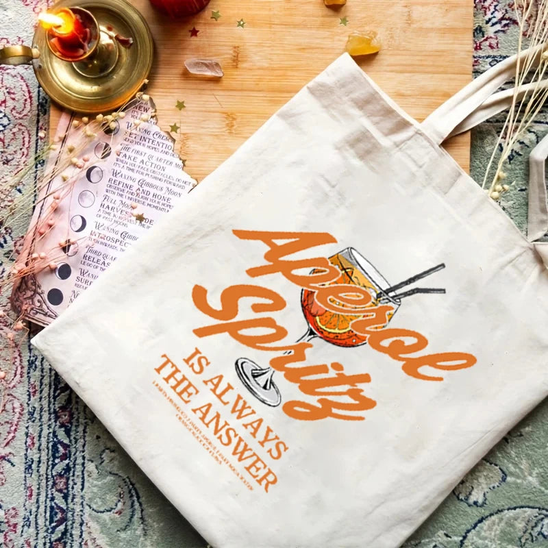 tote bag tissu aperol
