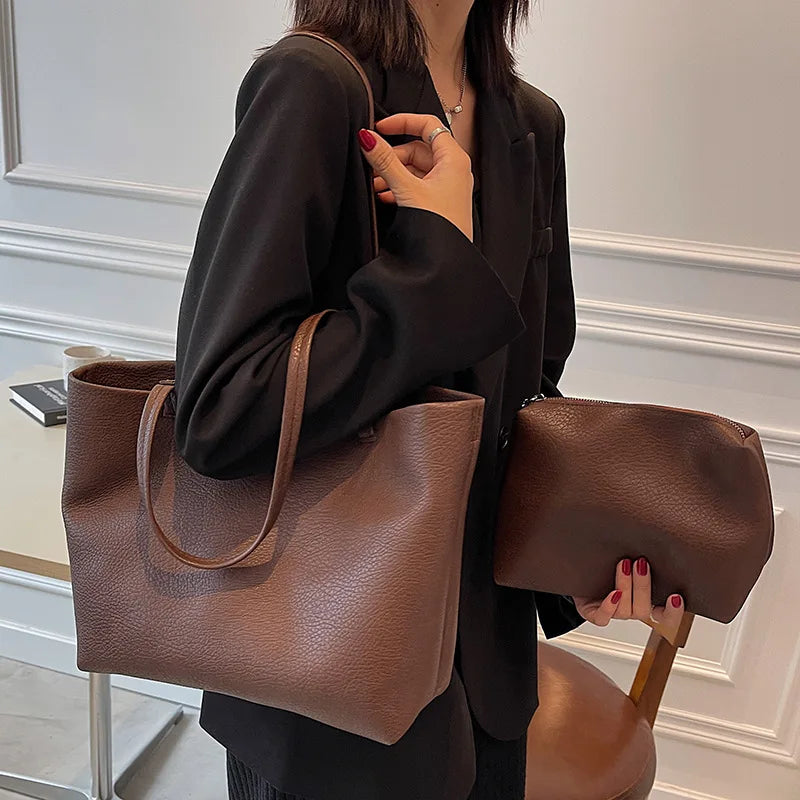 sac de cours lycée fille en cuir synthetique