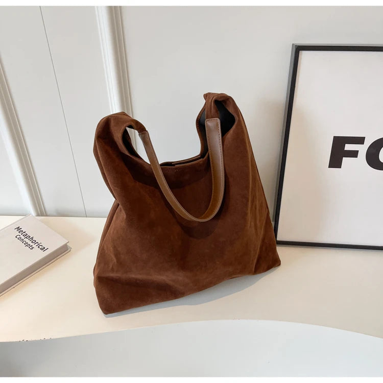 sac tote bag en daim
