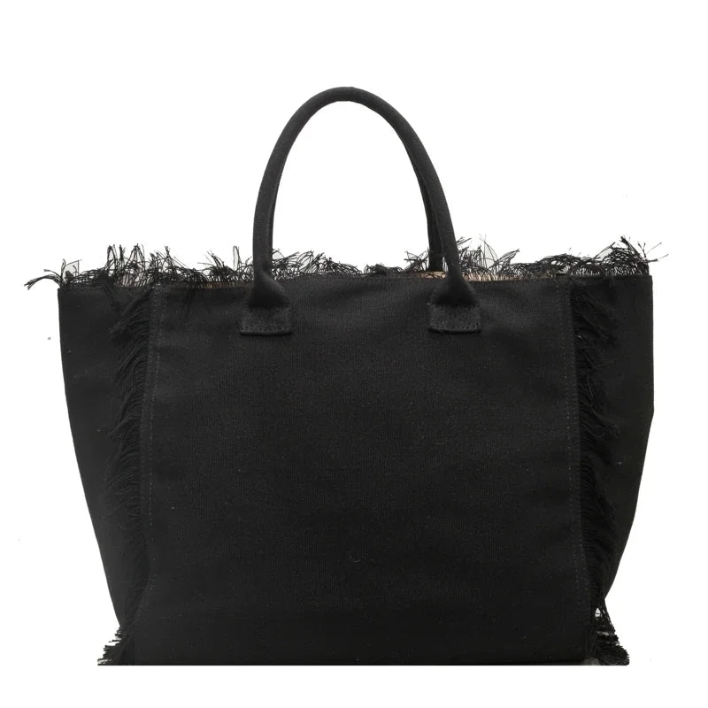 grand sac de plage noir