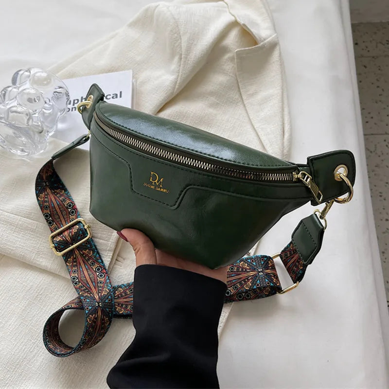 petit sac banane femme vert