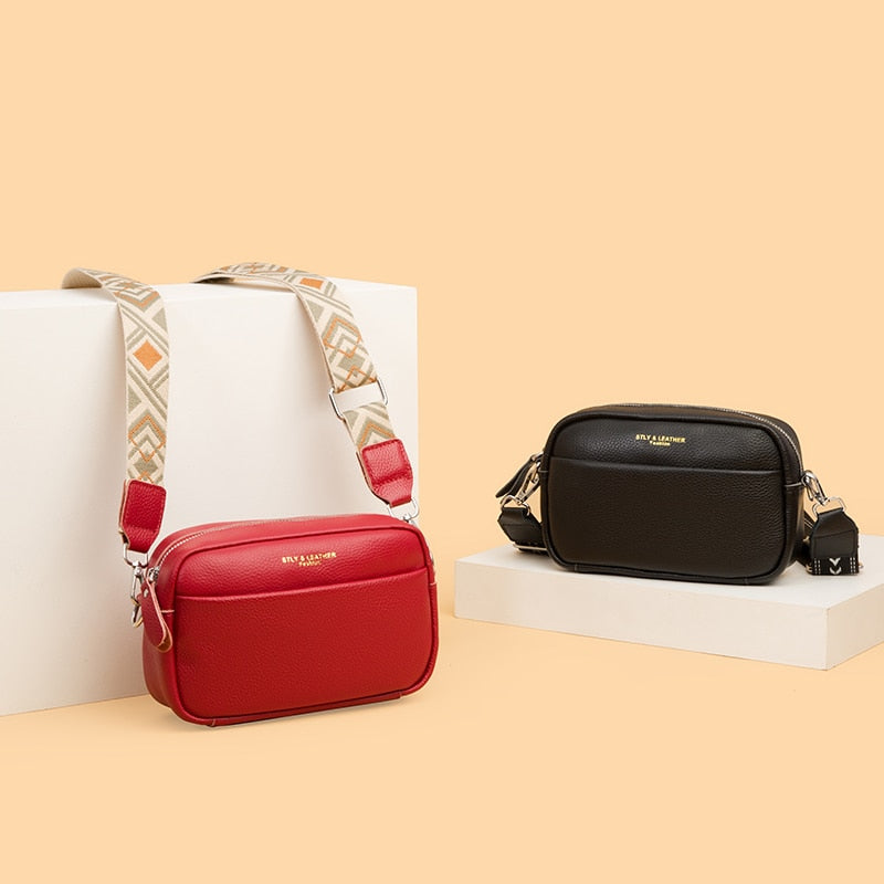 sac bandouliere carre femme cuir graine