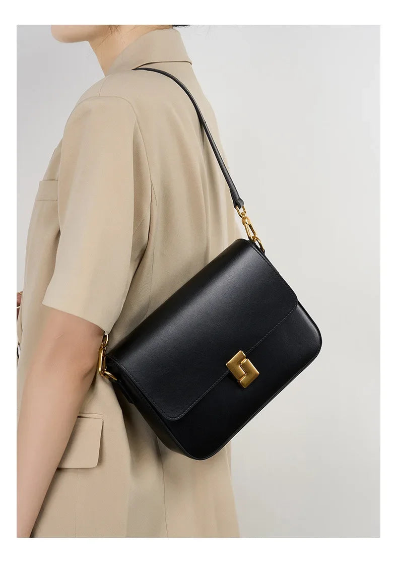 sac porté epaule tendance noir