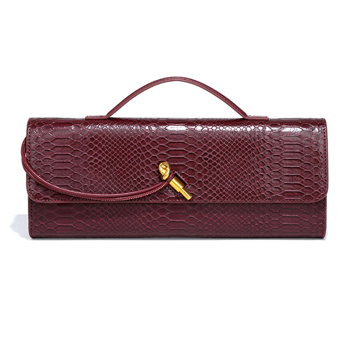 pochette femme tendance croco