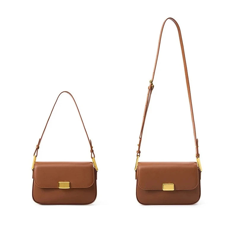 sac bandoulière avec deux sangles en cuir