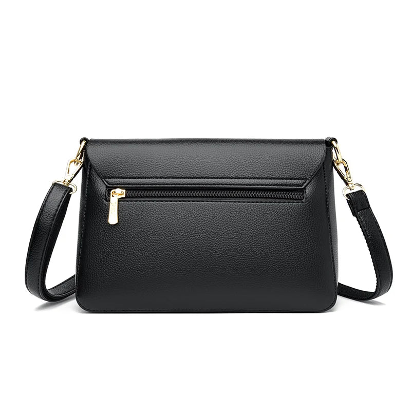 dos du petit sac bandouliere noir