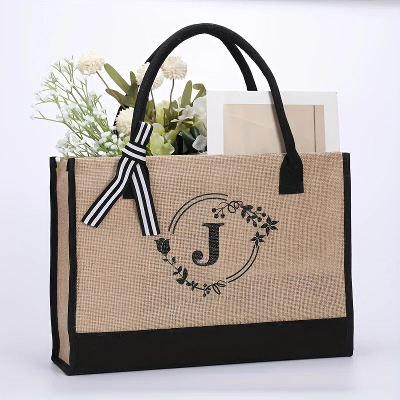 sac cabas de plage personnalisé j