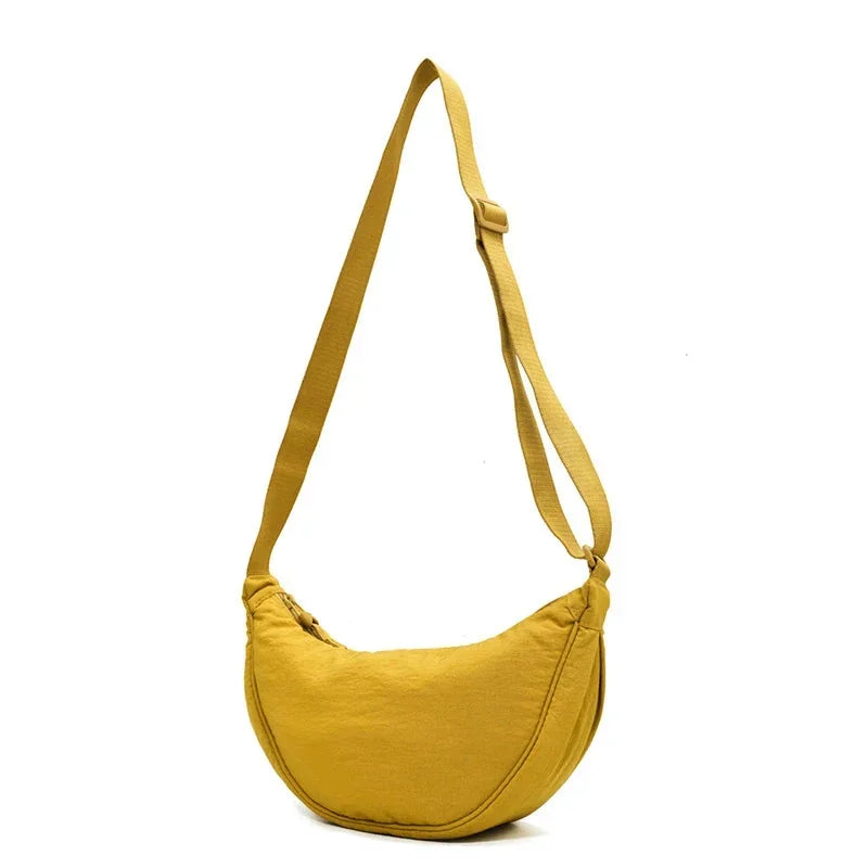 sac banane bandouliere femme jaune moutarde