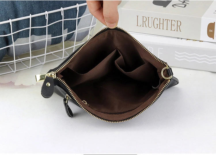 intérieur du sac bandoulière rectangle