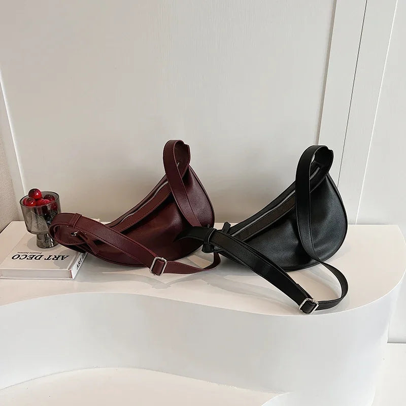 sac banane en cuir synthetique
