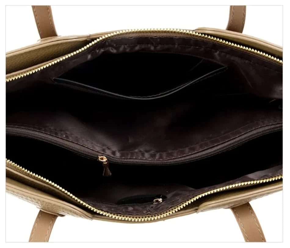 intérieur du sac cabas fermeture éclair