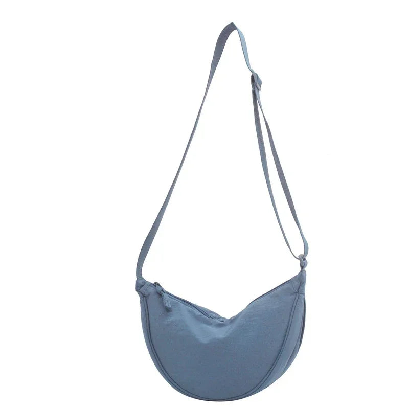 sac banane bandouliere femme bleu
