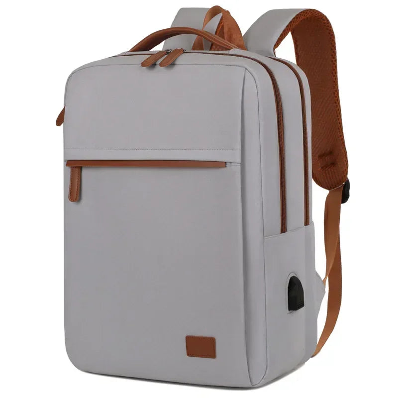 sac a dos ordinateur femme gris