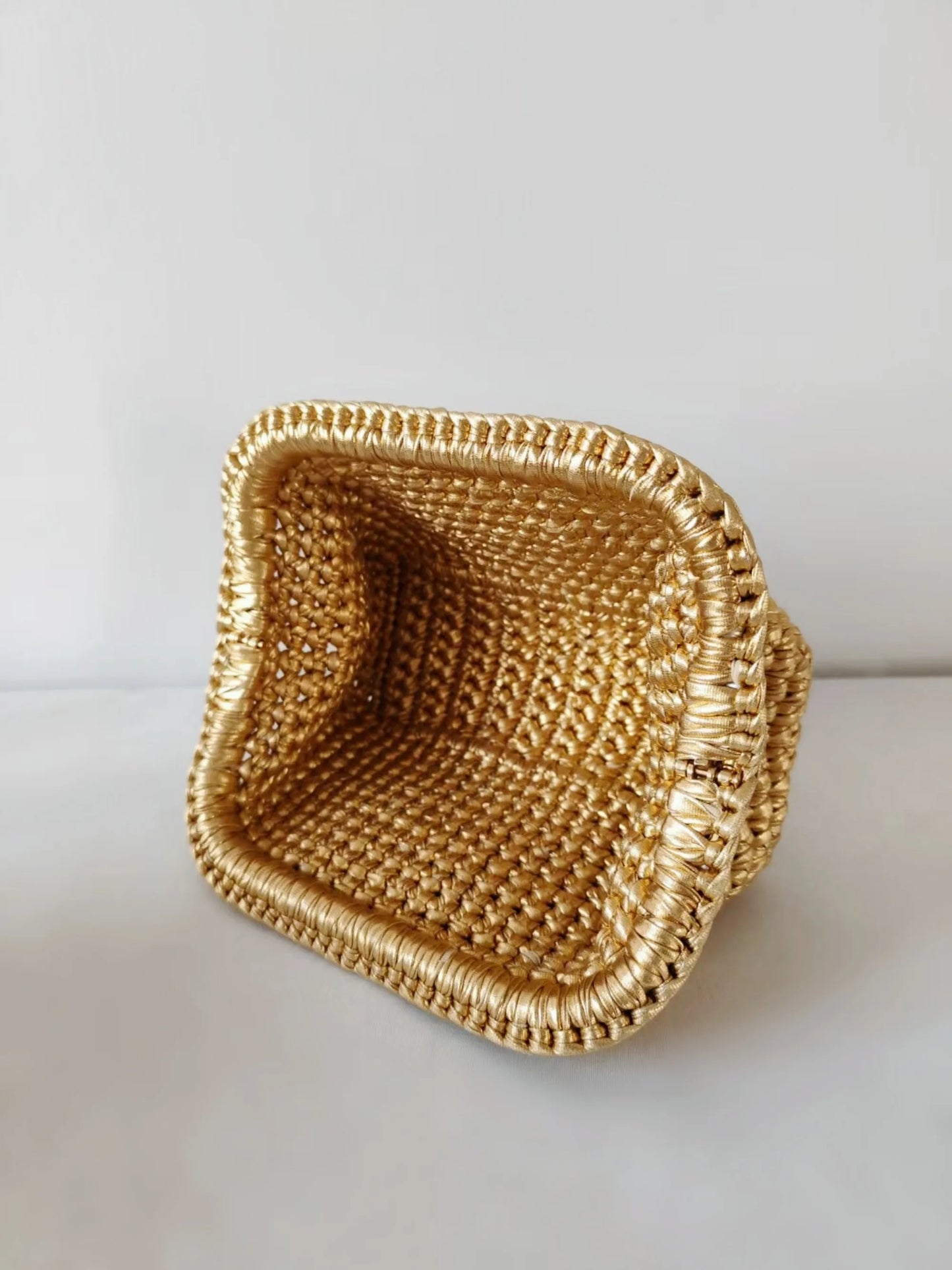 interieur pochette en crochet