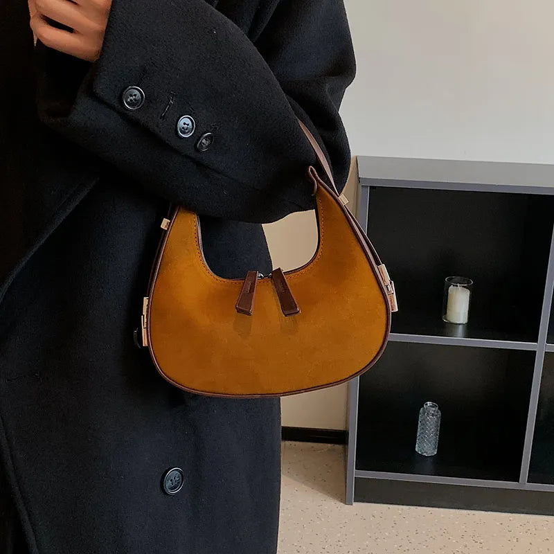 Sac a Main Cuir et Daim - Lucila